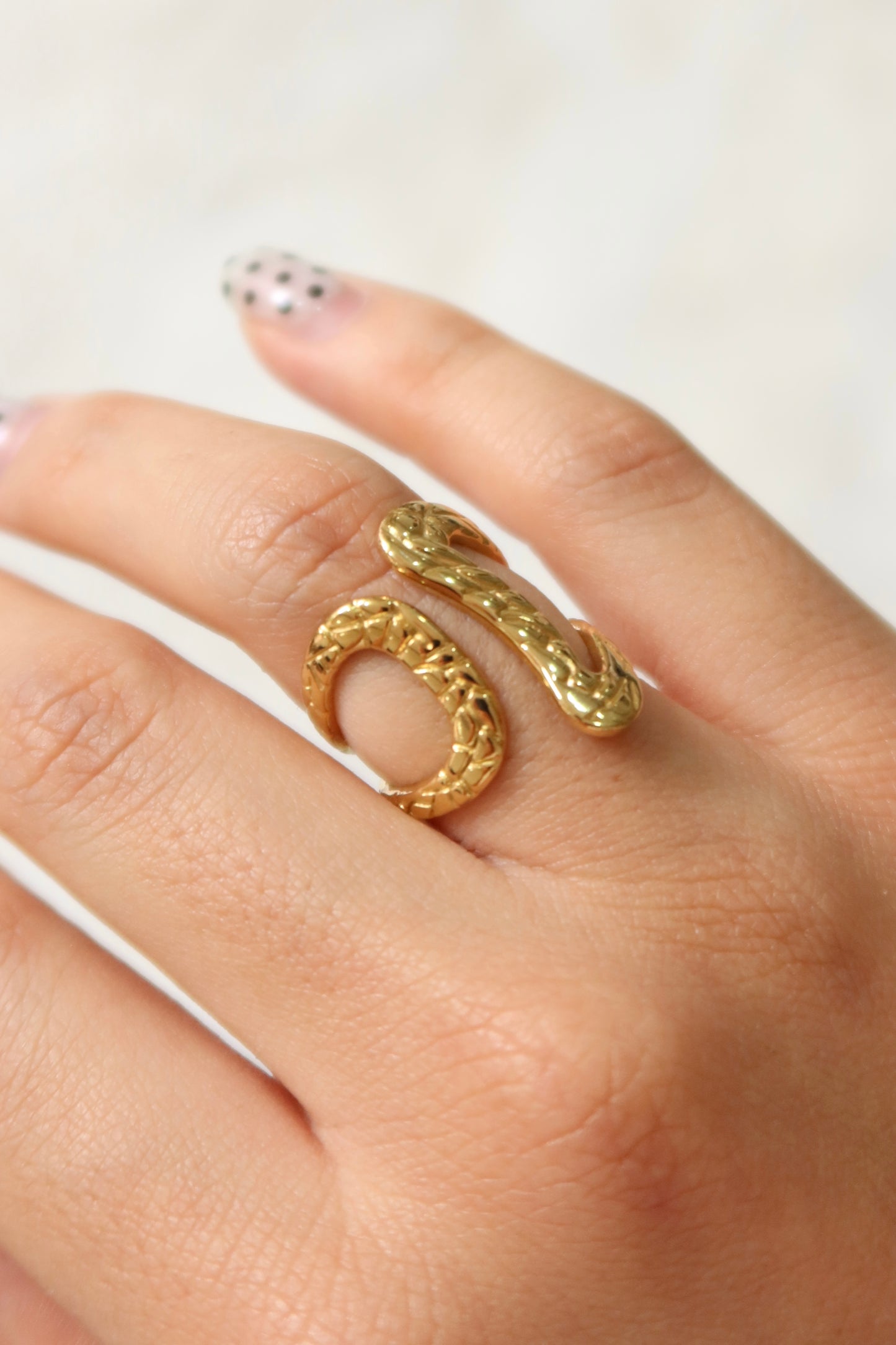 Anillo con textura
