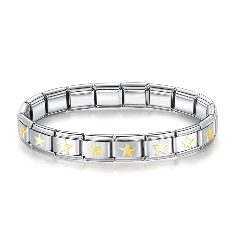 Brazalete italiano con estrellas