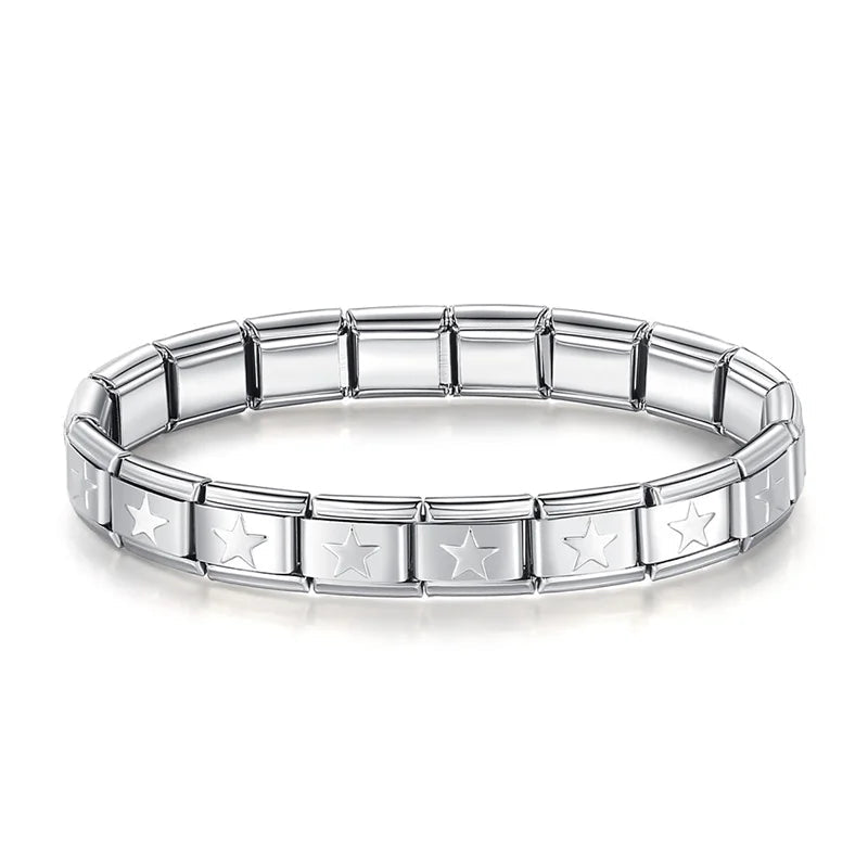 Brazalete italiano con estrellas