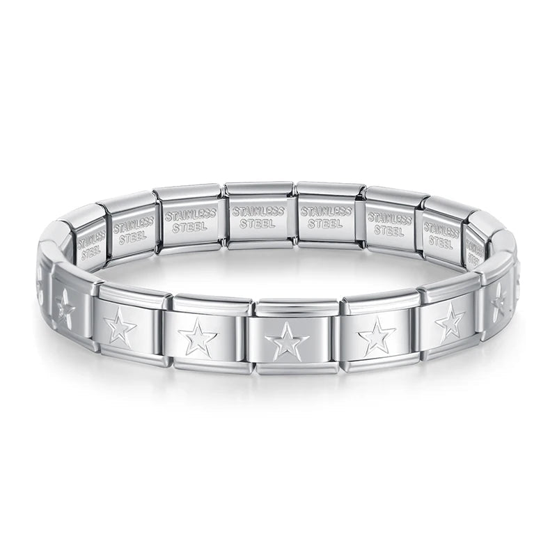 Brazalete italiano contorno estrella
