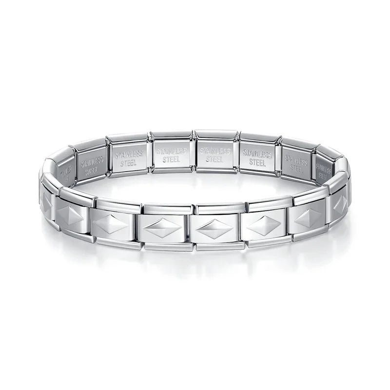 Brazalete italiano estrella / corazón / rombo