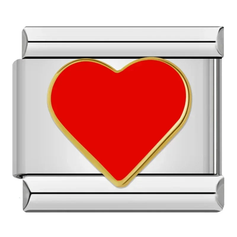 Charm corazón rojo