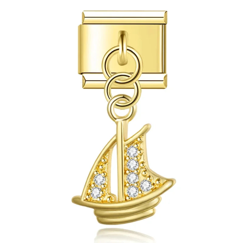 Charm colgante velero