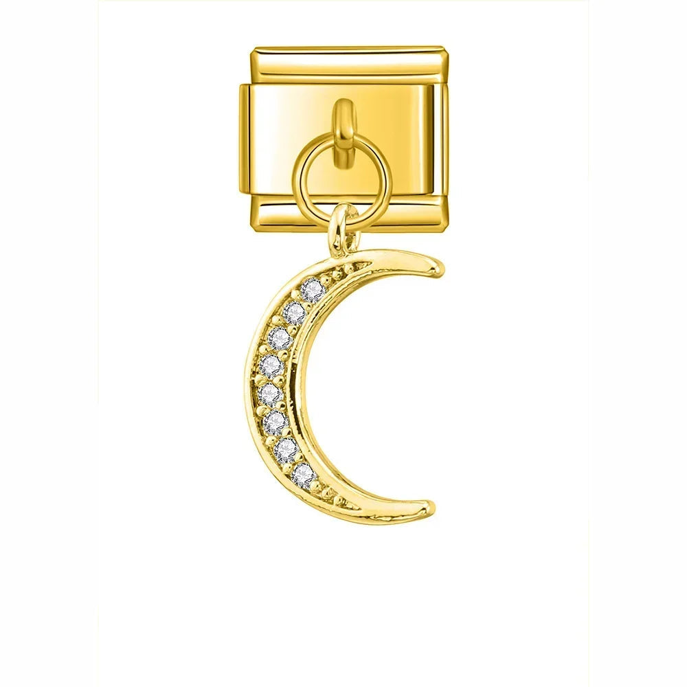 Charm colgante luna