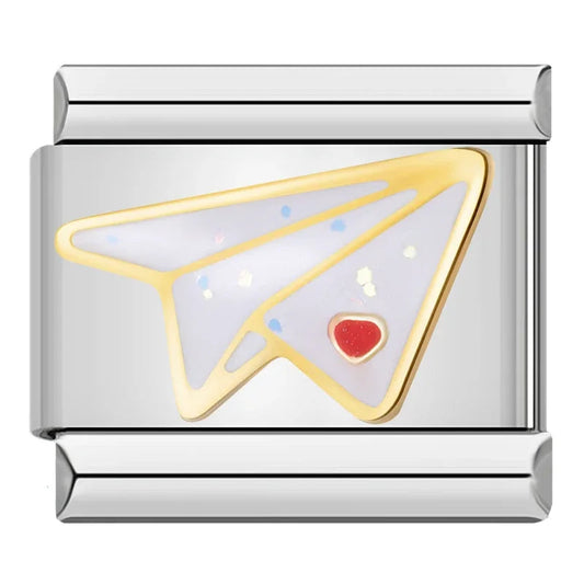 Charm avión de papel