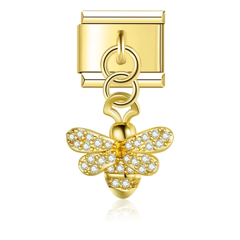 Charm colgante abeja