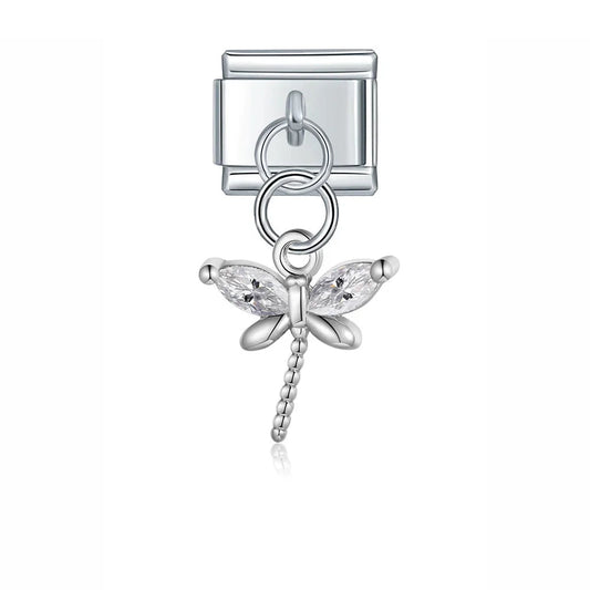 Charm colgante libélula