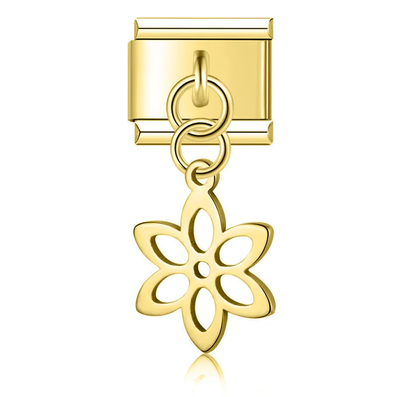 Charm colgante flor
