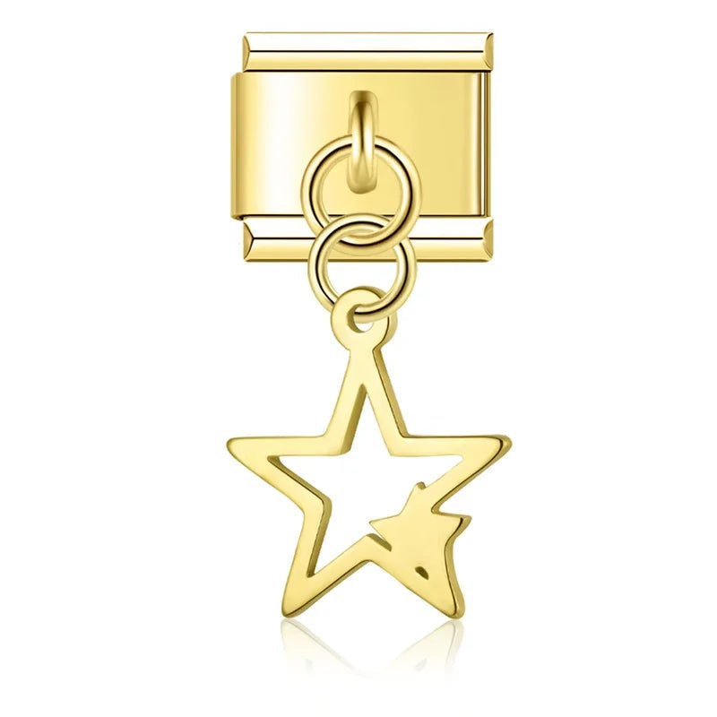 Charm colgante estrellas
