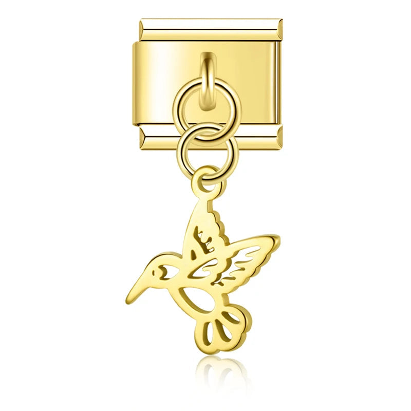 Charm colgante colibrí