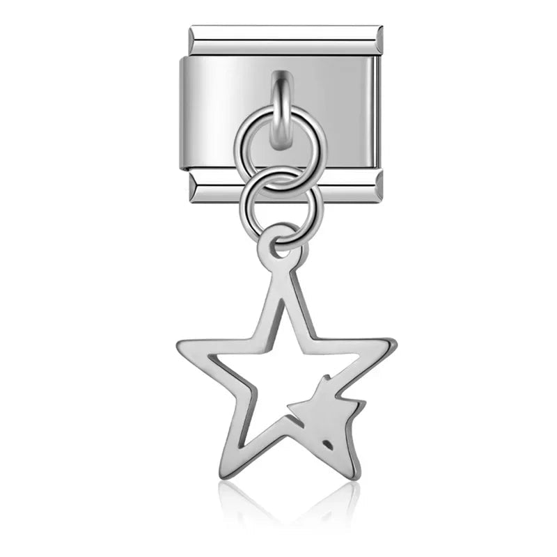 Charm colgante estrellas