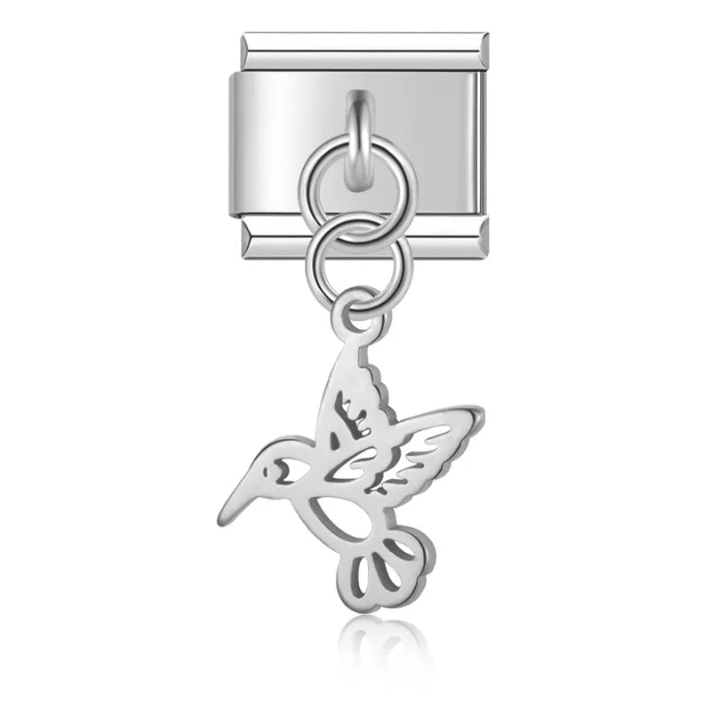 Charm colgante colibrí