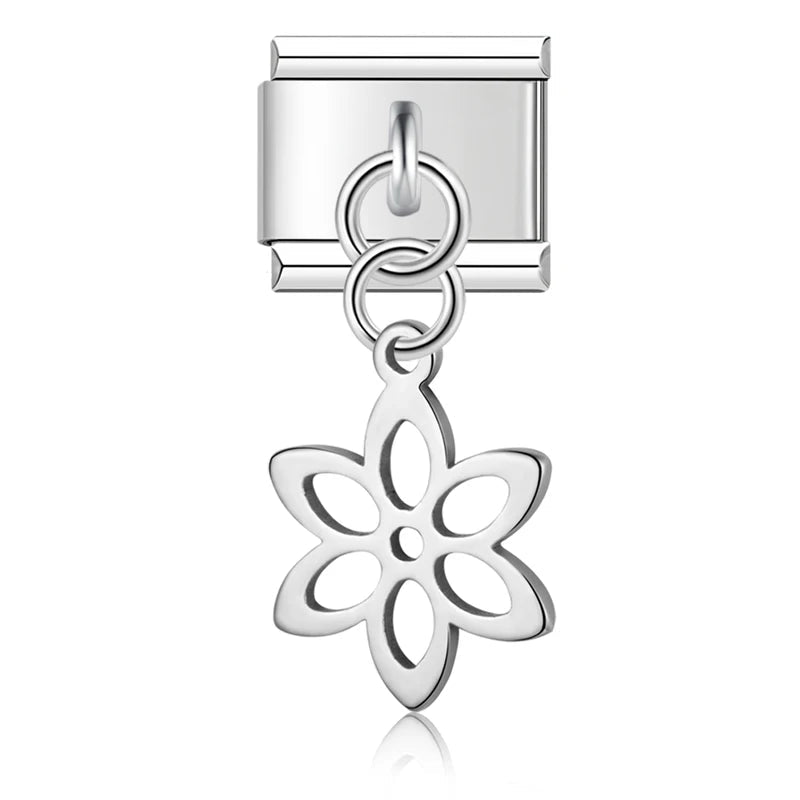Charm colgante flor