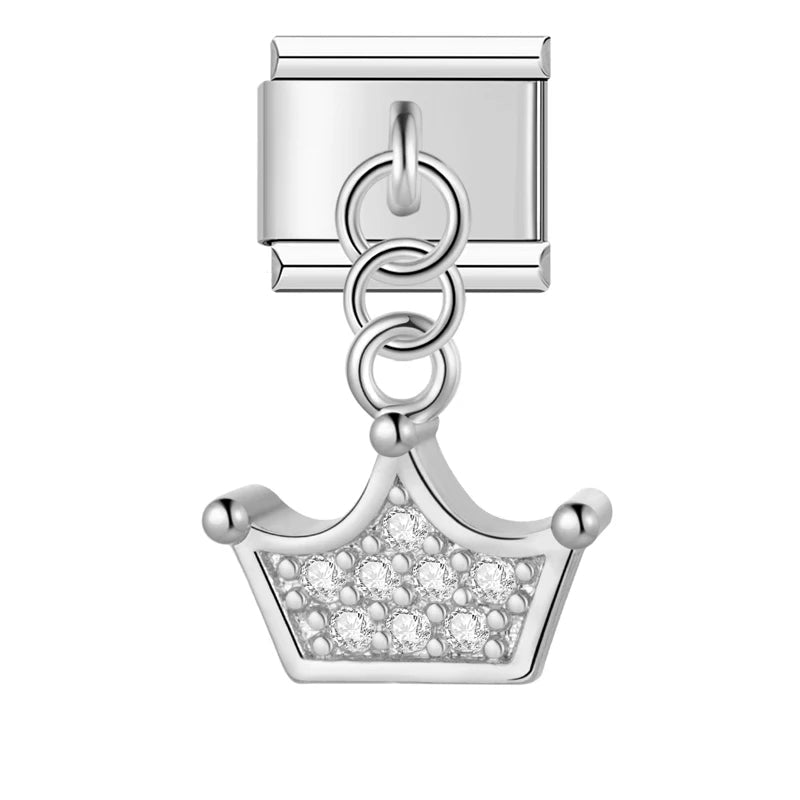 Charm colgante corona