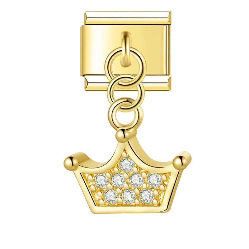 Charm colgante corona