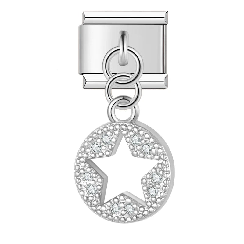 Charm estrella en circulo
