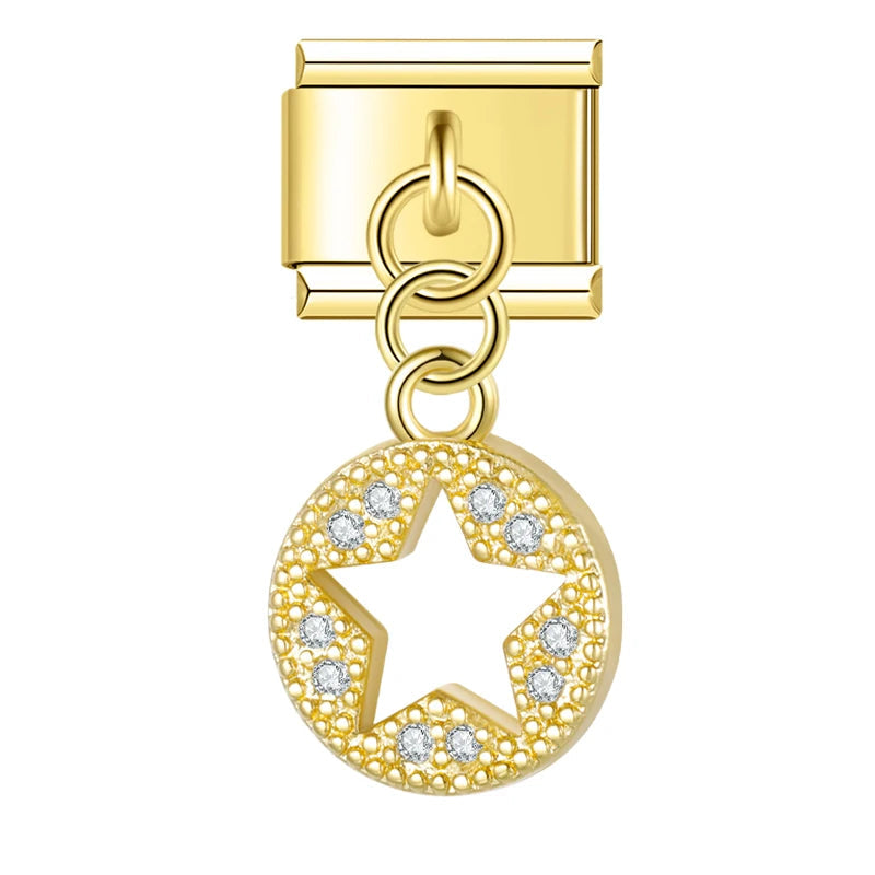 Charm estrella en circulo