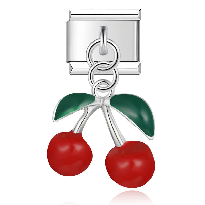 Charm colgante cerezas