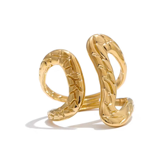 Anillo con textura