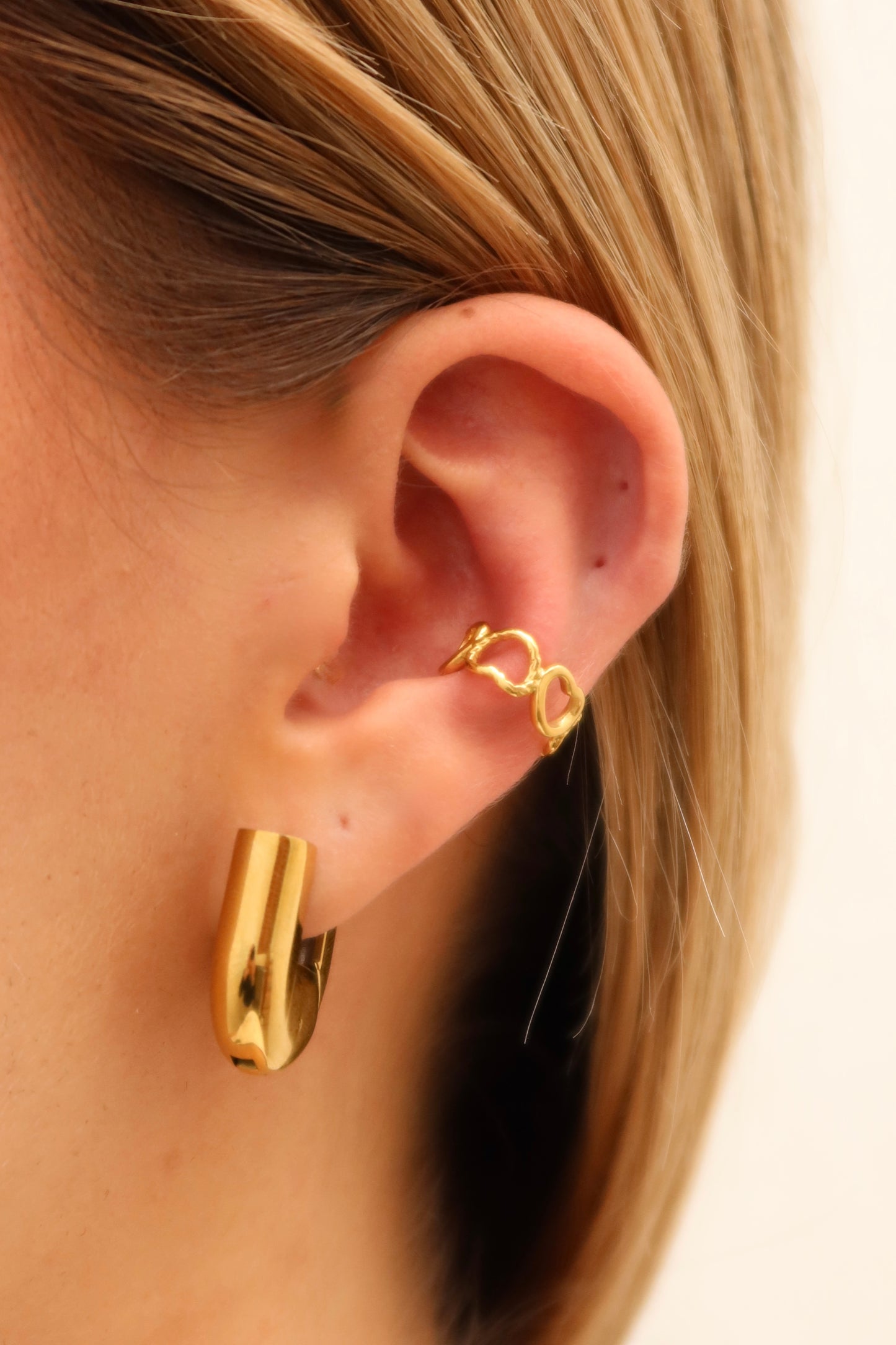 Earcuff corazones