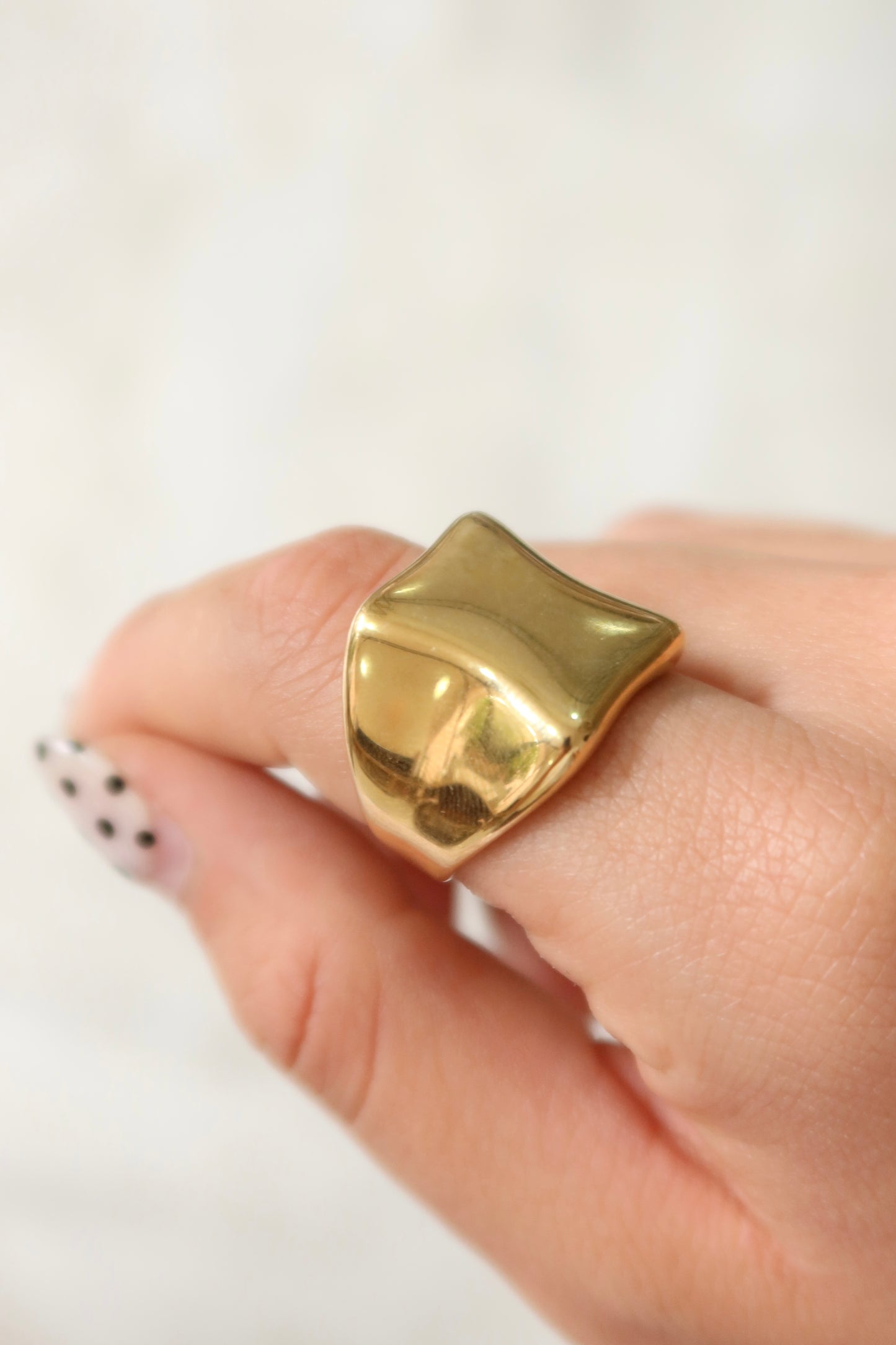 Anillo cuadro