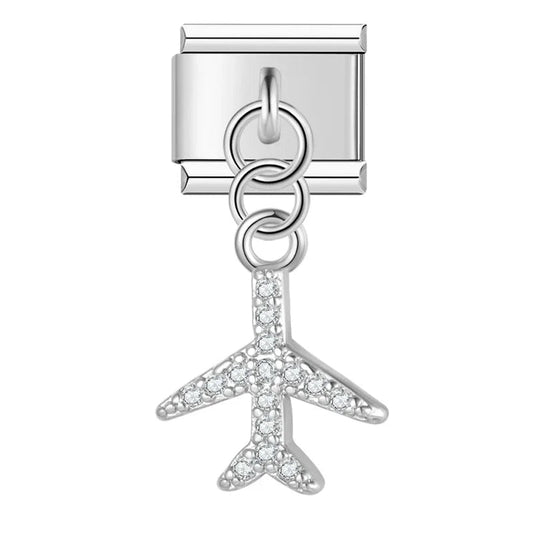Charm colgante avión