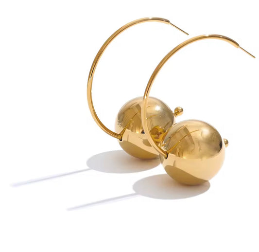 Arracadas xl con bola